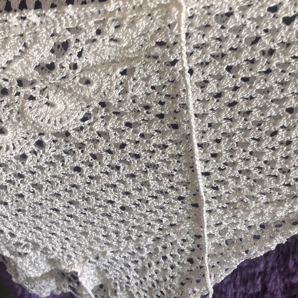 White Stringed cardigan - Picture 6 of 8